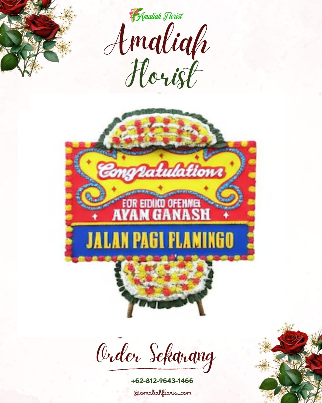 Sewa Papan Bunga Tojo Una Una